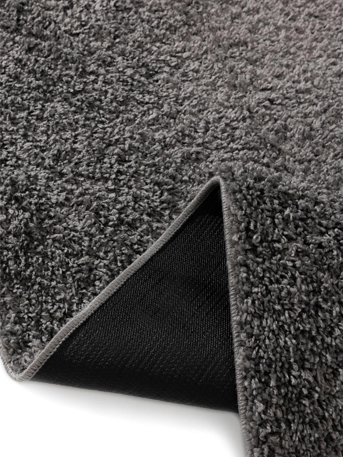 HOCHFLORTEPPICH Soho Grau 250x300 cm - Grau, Kunststoff (250/300cm) - benuta