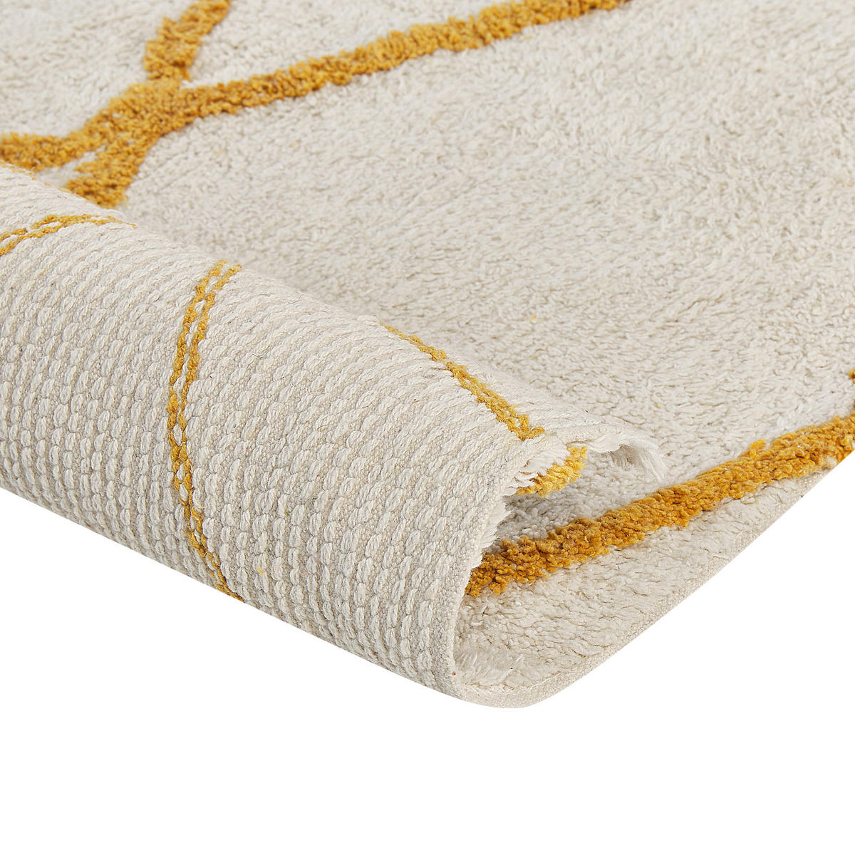 SHAGGY-TEPPICH Marand 230/160 cm - Weiß, Textil (160/230cm) - Beliani