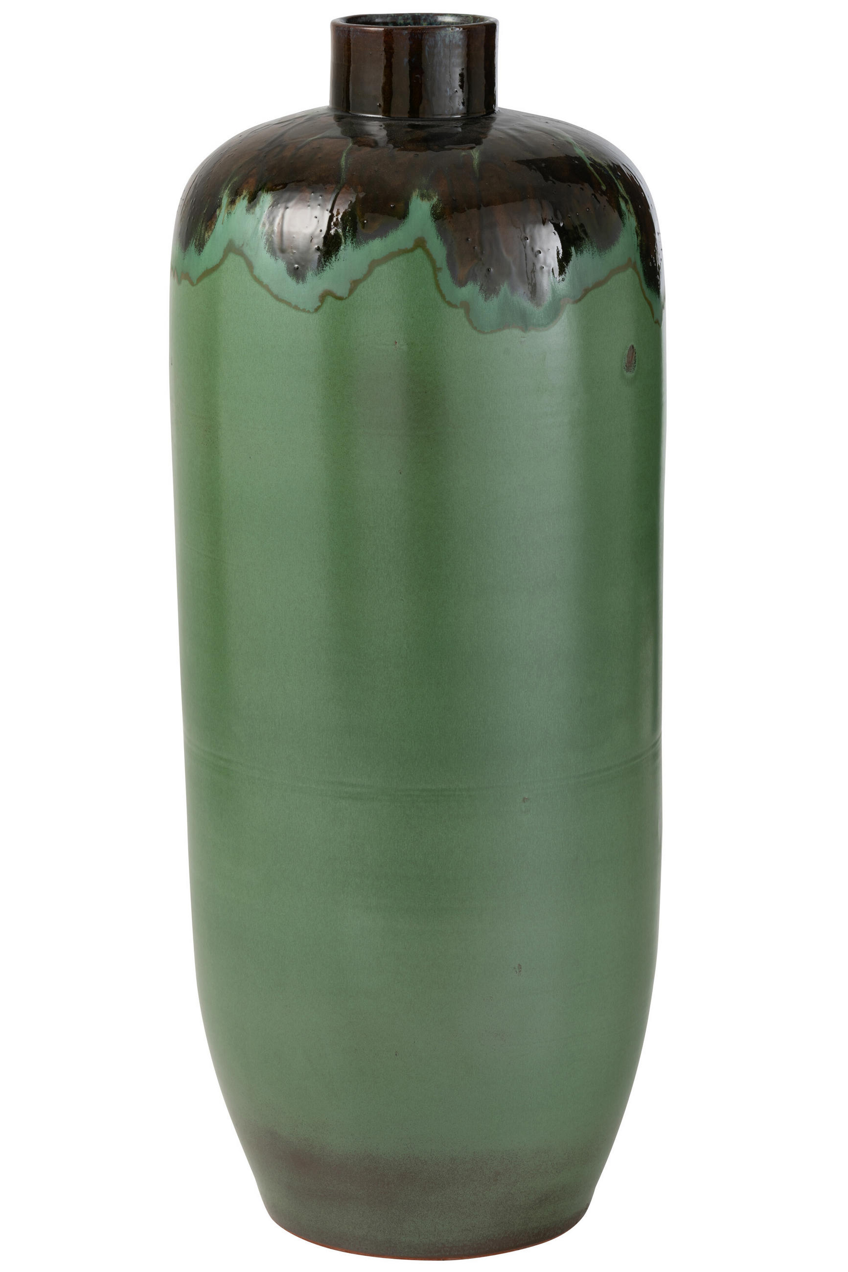 VASE ALINE - Töpferei - Grün - L - Ø 33,5 cm - Grün, Keramik (89cm) - J-Line
