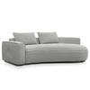 2,5-SITZER SOFA - Hellgrau, Textil (217/82/156cm) - home24
