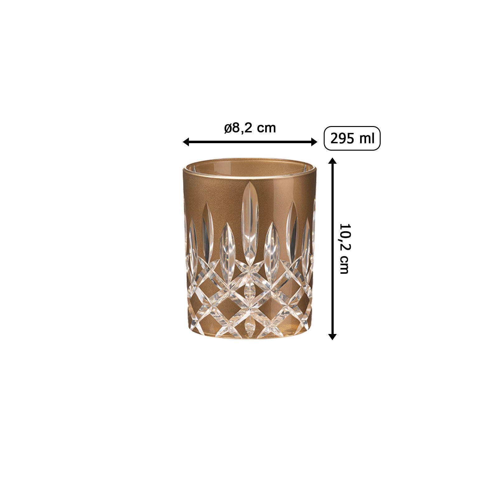 WHISKYGLAS Laudon Bronze 295 ml - Bronzefarben, Glas (0.295L) - Riedel