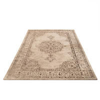 TEPPICH Kurzflor Orientalisch Wohnzimmer Beige Läufer 80x150 - Beige, Textil (80/150cm) - KADIMA DESIGN