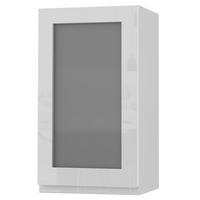 HÄNGESCHRANK Florence W2S/40 Weiß / RAL 9003 signalweiß HG 40 / 32,5 / 72cm - Türanschlag links - Weiß Hochglanz/Weiß, Holz/Holzwerkstoff (40/72/32.5cm) - Feldmann-Wohnen