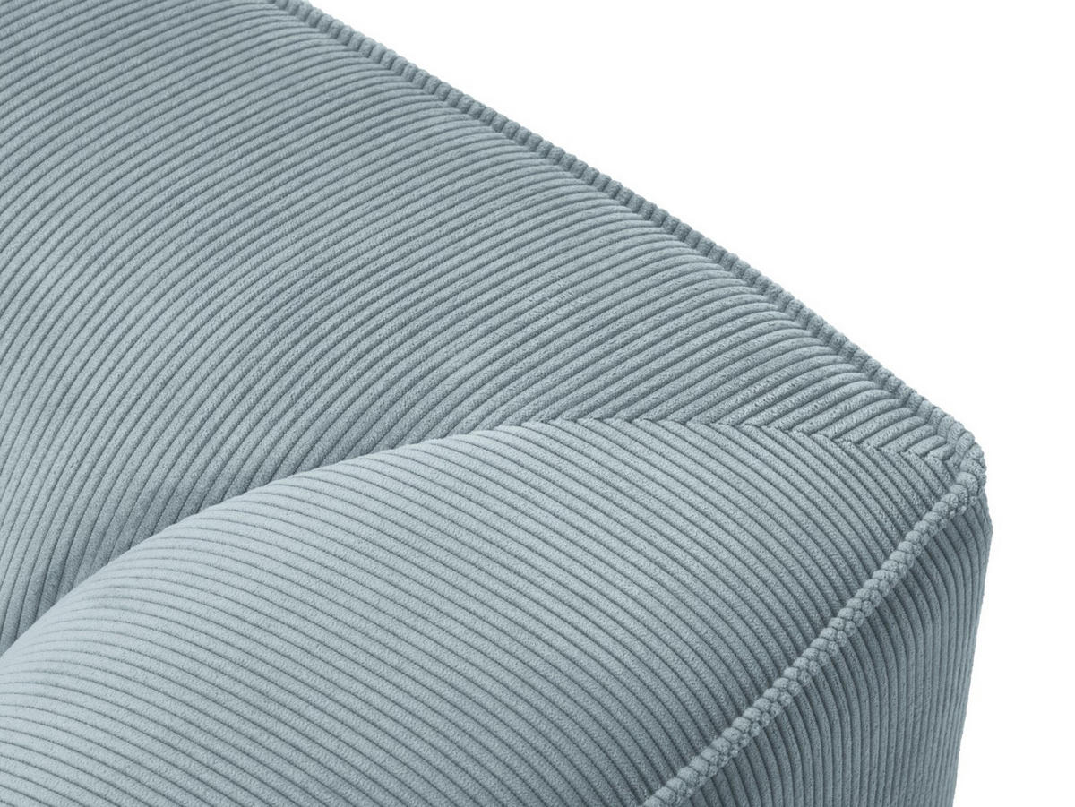 ECKSOFA rechts Ruby aus Cord hellblau 4 Sitzplätze - Hellblau, Textil (180/273cm) - Micadoni