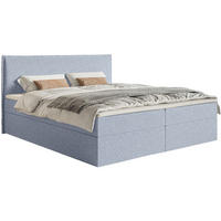 BOXBETT Softie Himmelblau Chenille 160x200 cm - Hellblau, Textil (160/200cm) - Selsey