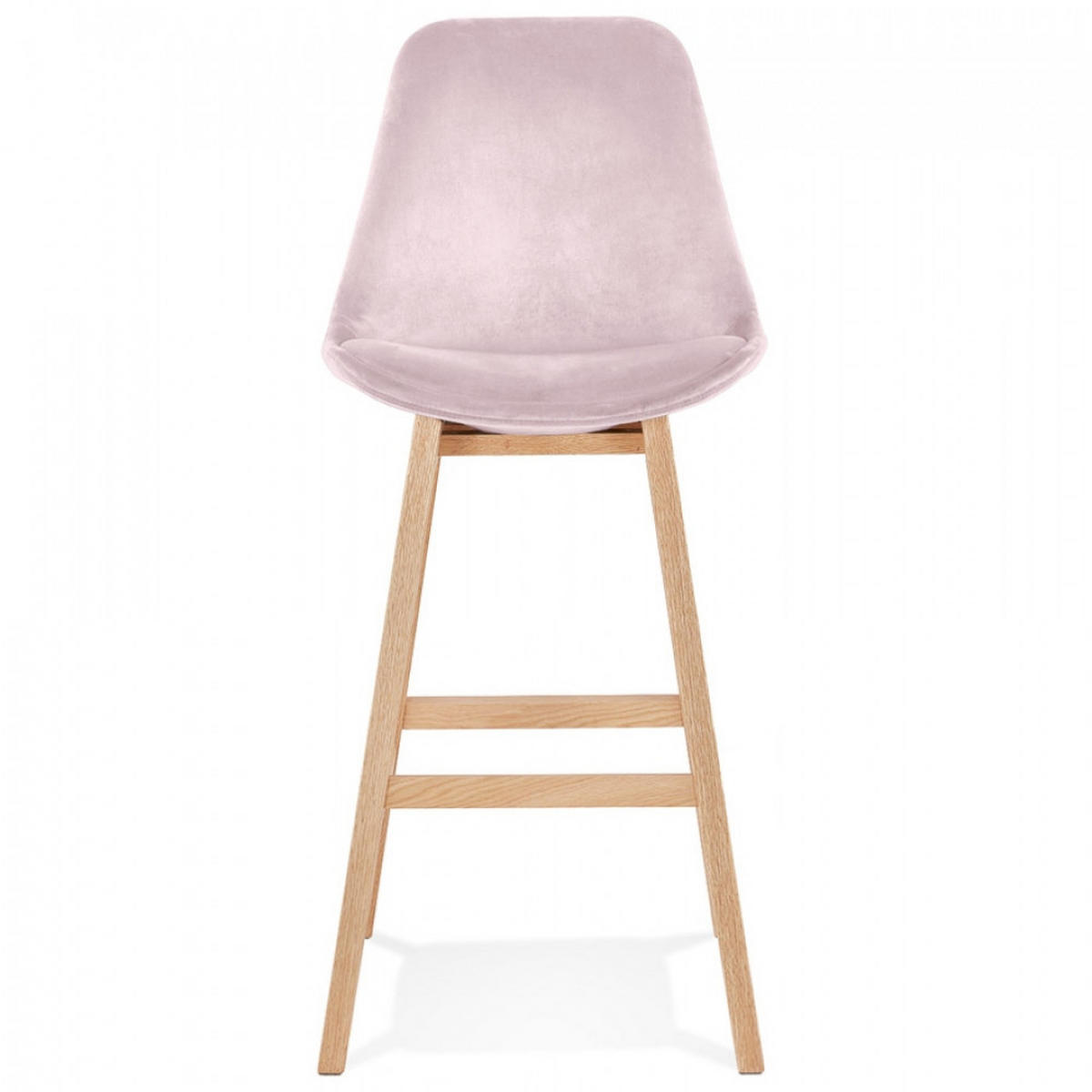 BARHOCKER Rosa 48x113x56cm - Rosa, Holz/Textil (48/113/56cm) - AlterEgo