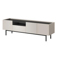 TV-LOWBOARD Noel 165 Kaschmir/ Schwarz (stehend) - Kaschmir/Schwarz, Holzwerkstoff/Metall (164/50/42cm) - mzm24