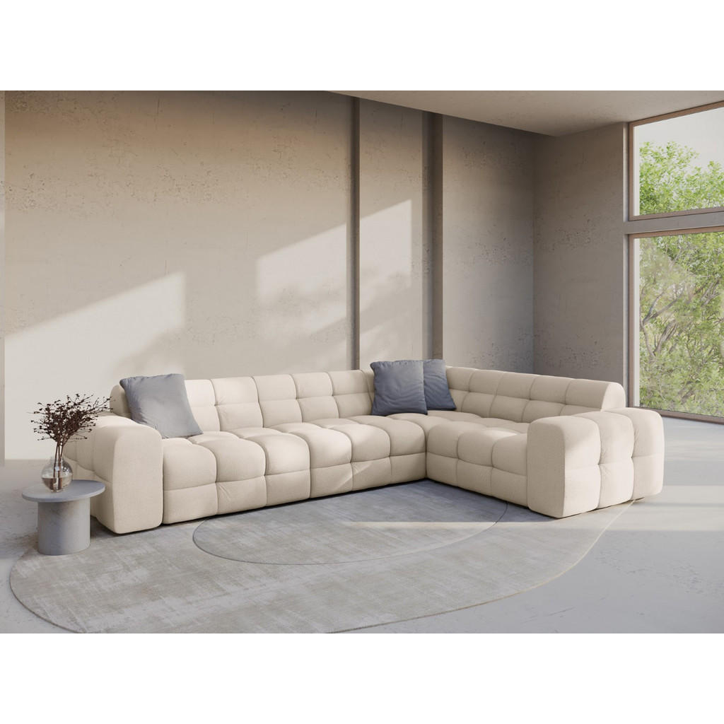 Thumbnail - Micadoni Ecksofa, Beige, Textil, 6-Sitzer, L-Form, 332x231 cm, Hergestellt in Europa, Wohnzimmer, Sofas & Couches, Wohnl...