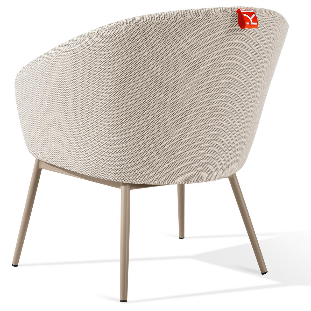 GARTENMÖBELSET SOLIS Gartenlounge-Set, - Weiß, Textil/Metall - KONSIMO®