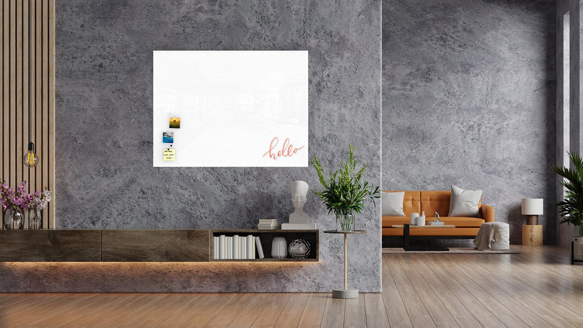 GLASBOARD - Premium SUPERWHITE 120x90cm - Weiß, Glas (120/90/2.5cm) - ALLboards