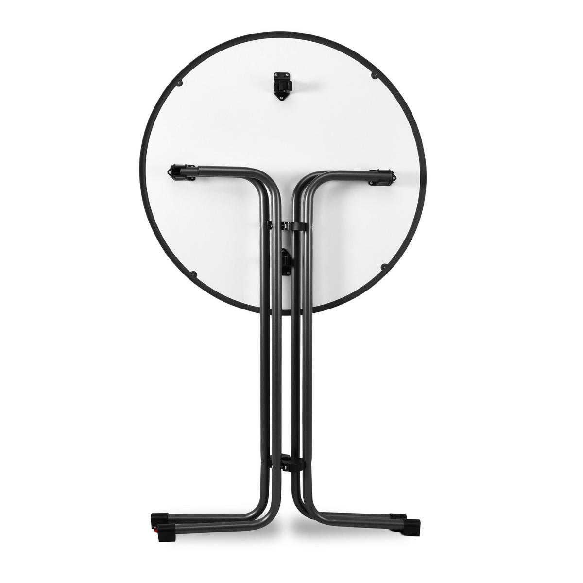 STEHTISCH Sylt - Grau, Metall (80/80/110cm) - Beautissu 