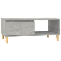 COUCHTISCH Betongrau 90x50x36,5 cm Holzwerkstoff - Grau, Holzwerkstoff (90/50/36.5cm) - furnicato