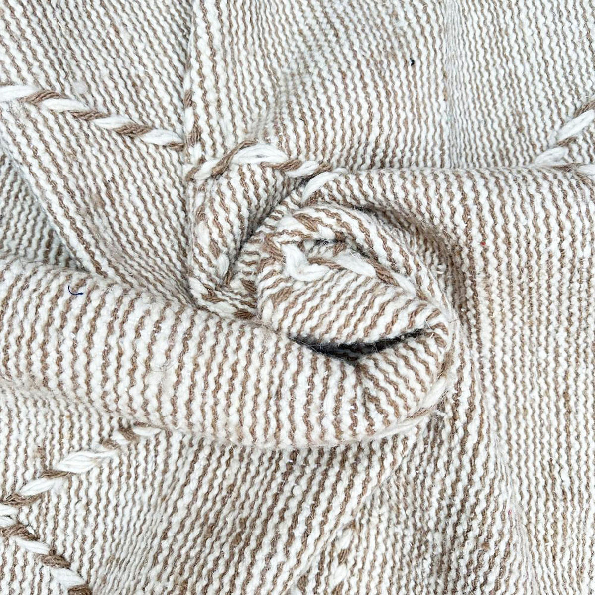 BERBERTEPPICH Kelim Marokko Wolle 200x 300 cm - Beige, Naturmaterialien (200/300cm) - AFK Living