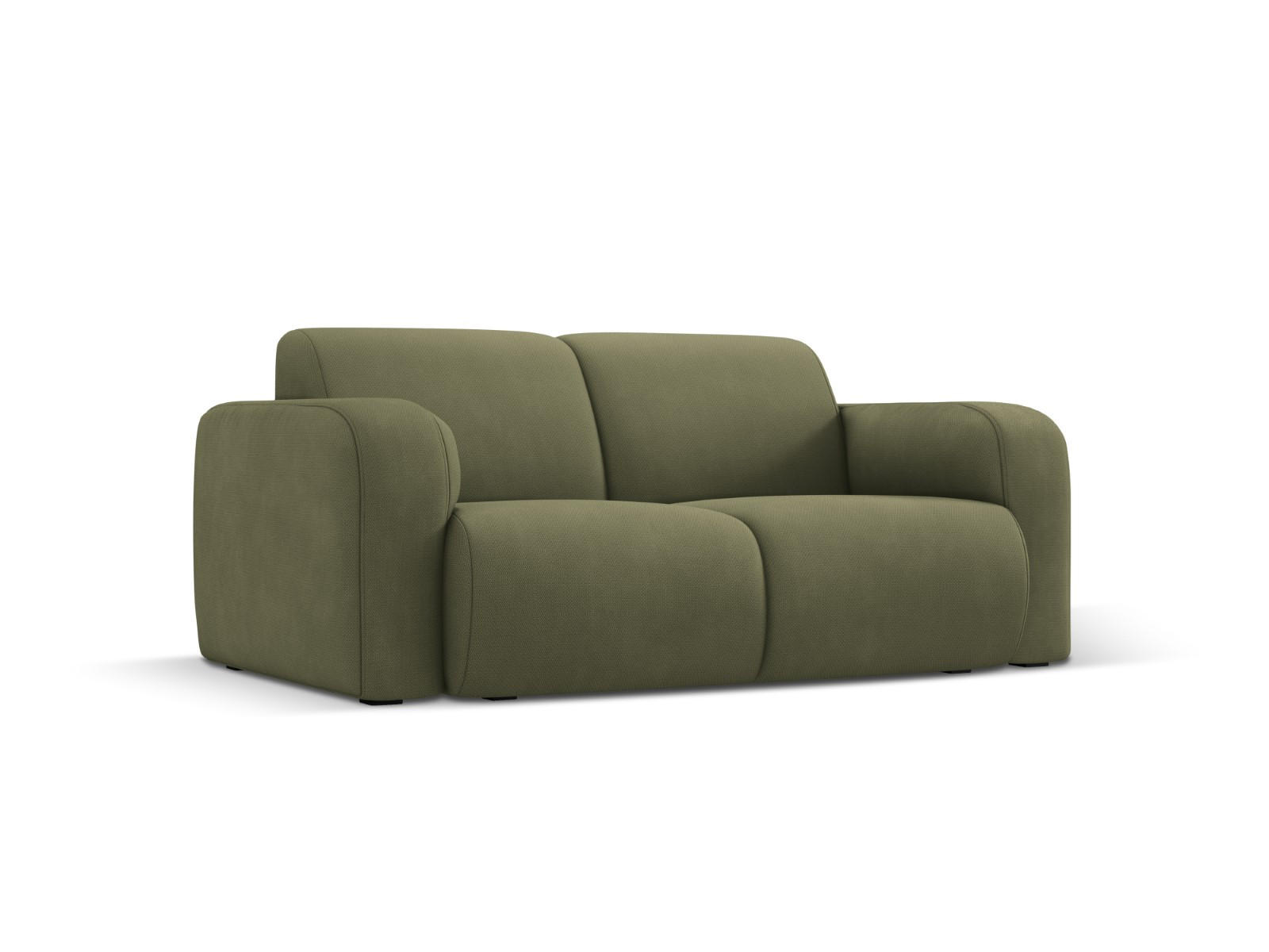 SOFA Molino aus strukturiertem Stoff hellgrün 2 Sitzplätze - Hellgrün, Textil (95/72/170cm) - Micadoni