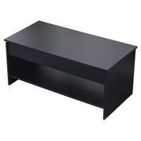 COUCHTISCH Hedda Schwarz - Schwarz, Holzwerkstoff (100/50/58cm) - Happy Garden