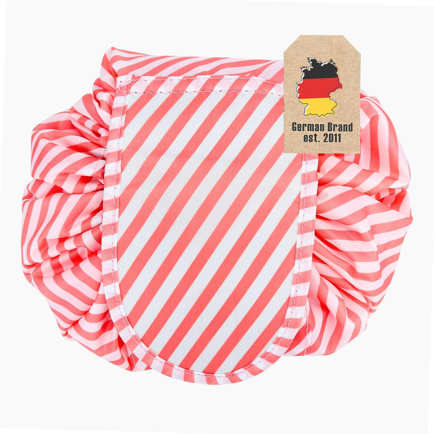 KOSMETIKTASCHE mit Reißverschlussfächern - Rot, Kunststoff (54/1/62cm) - Intirilife