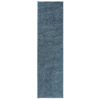 HOCHFLORTEPPICH Soho Blau 60x120 cm - Blau, Kunststoff (60/120cm) - benuta