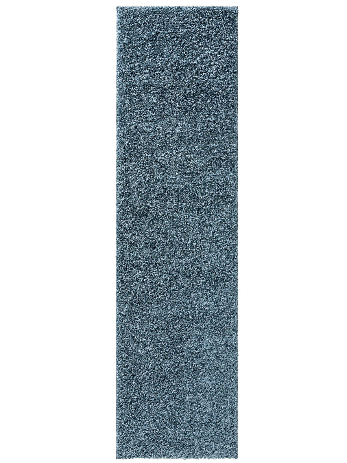 HOCHFLORTEPPICH Soho Blau 60x120 cm - Blau, Kunststoff (60/120cm) - benuta
