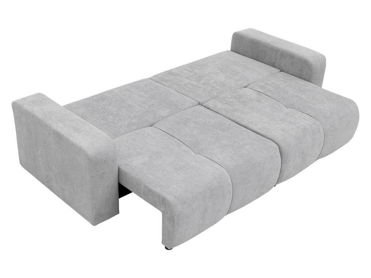 SCHLAFSOFA Furyn Boucle - Schwarz/Grau, Holzwerkstoff/Kunststoff (248/82/92cm) - MIRJAN24