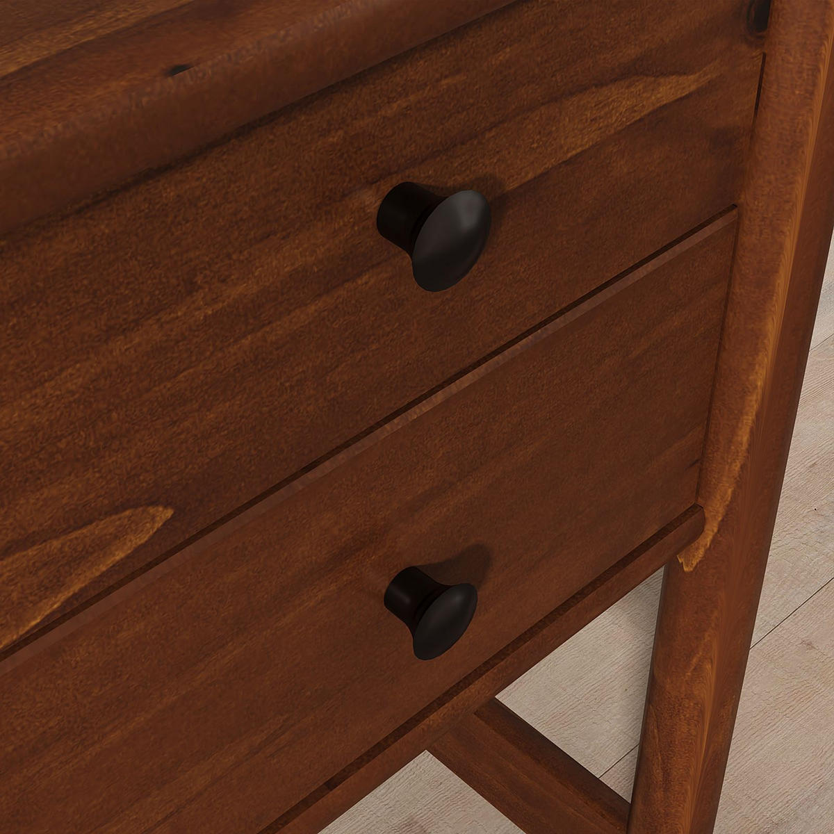 SCHREIBTISCH MARLO - Kastanienfarben, Holz (54/110/76cm) - IDIMEX