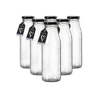 MILCHFLASCHEN Mara transparent 500 ml 6er Set - Transparent, Glas (7/21/7cm) - Ritzenhoff Breker