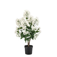 KUNSTPFLANZE Künstlicher Flieder - August 65 cm - Weiß, Kunststoff (65cm) - Emerald