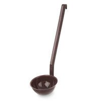 BRAUNE EMAILLE-SCHÖPFKELLE 170 ml 35 cm - Braun, Metall (35cm) - Orion 