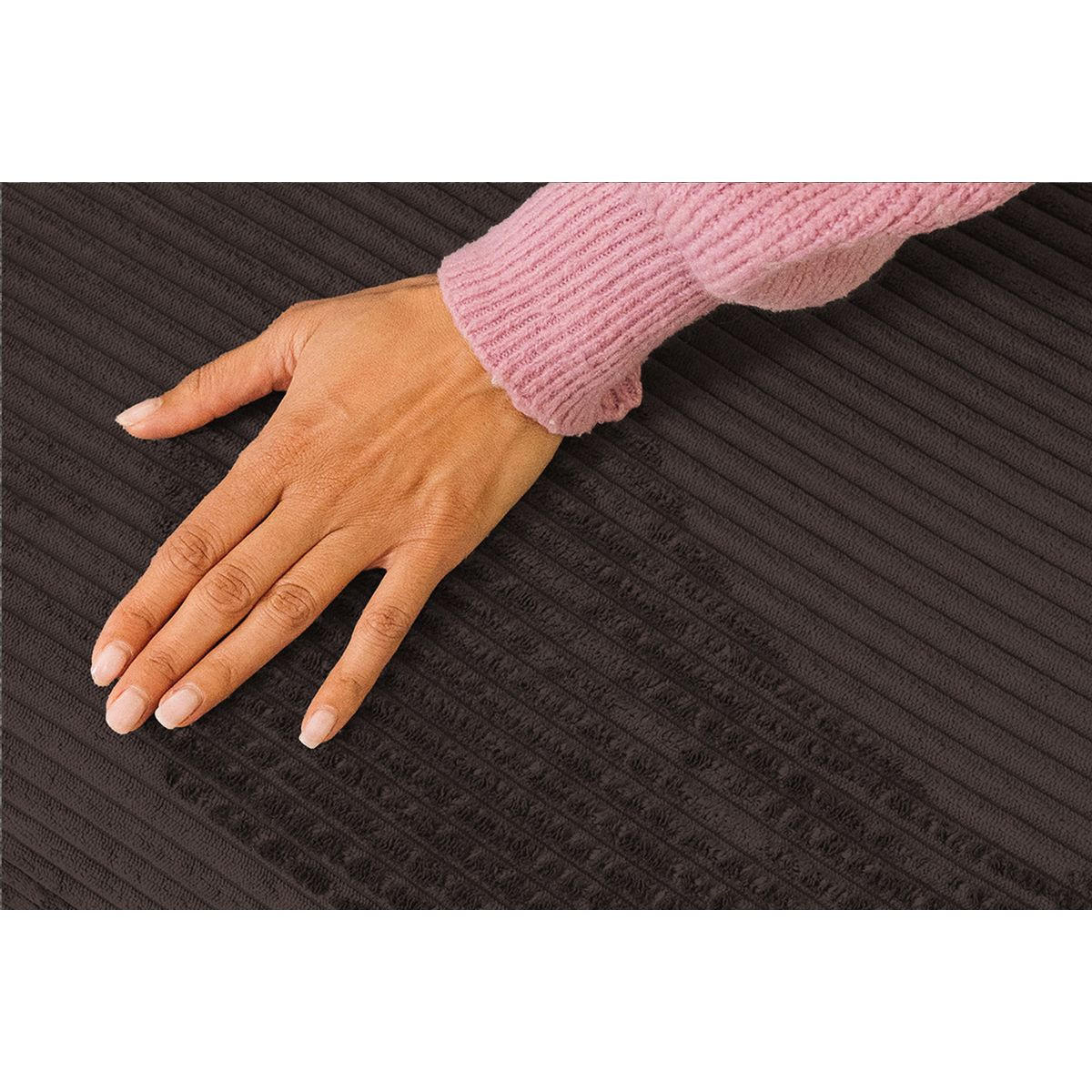 2-3-SITZER-SCHLAFSOFA aus braunem Cord - Braun, Textil (95/70.5/190cm) - Kimo