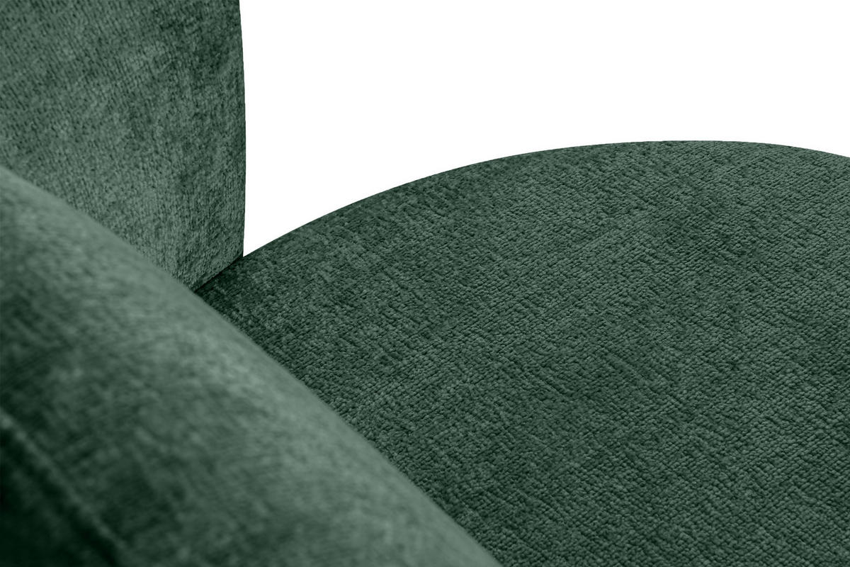DREHSESSEL RAGGI 360° Drehfunktion mit inklusive dekorativem Kissen, Grün - Grün, Textil (92/75/94cm) - KONSIMO®