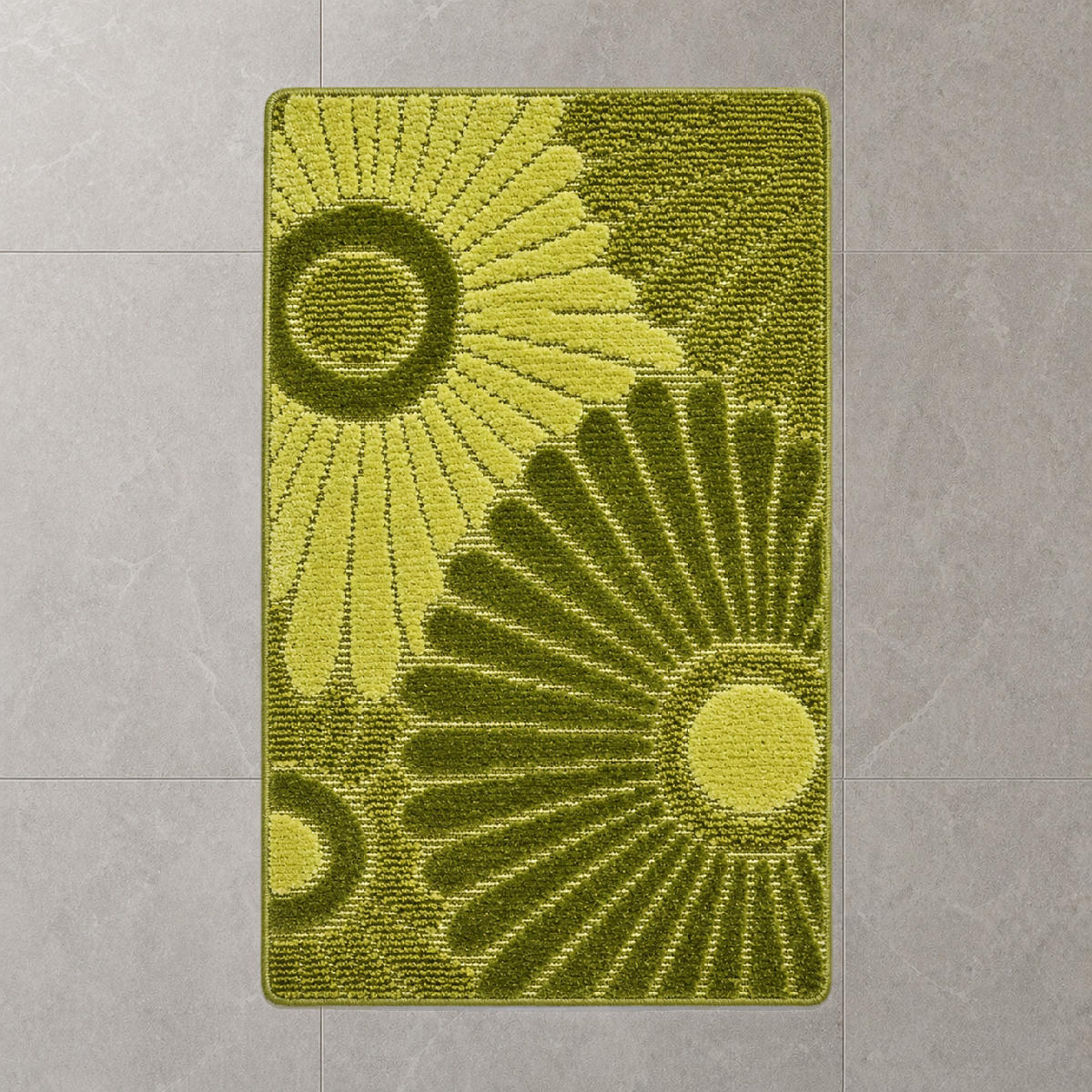 BADEMATTE 80/200cm GRUN - Grün, Textil (80/200cm) - ROLFNERS