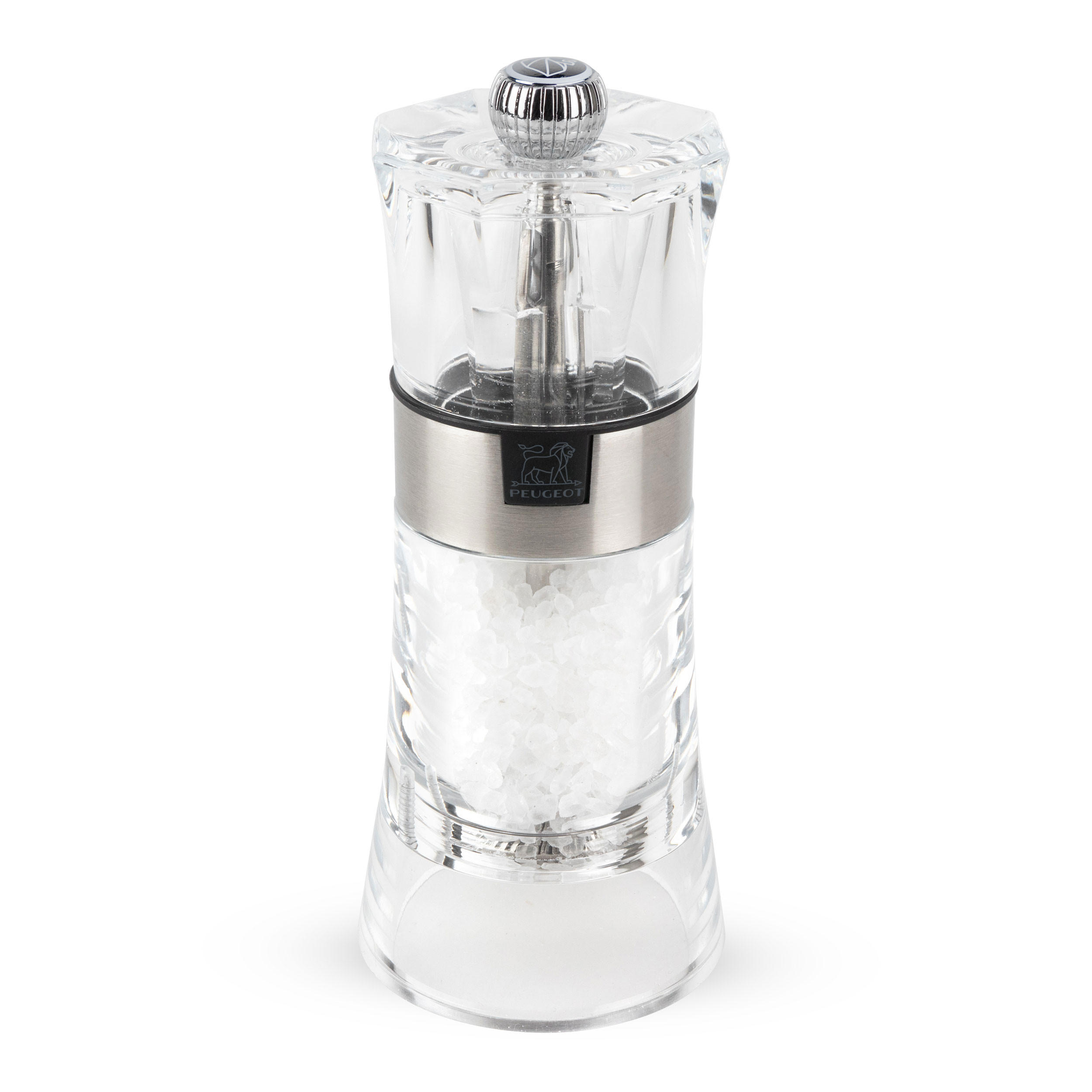 SALZMÜHLE Oslo 14cm Acryl Stahlmahlwerk - Transparent, Kunststoff (5.8/14/5.8cm) - PEUGEOT
