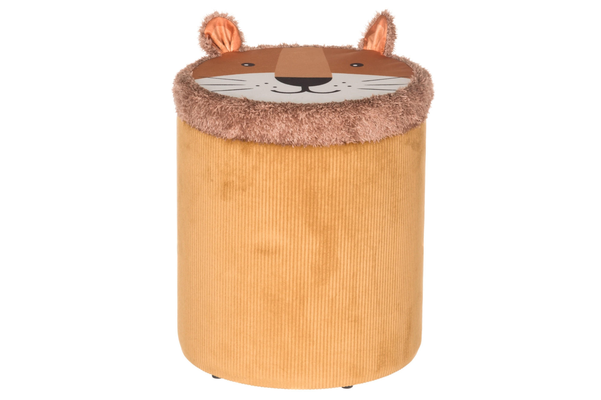 HOCKER mit Stauraum Kinderzimmer Ø 32 cm - Multicolor, Textil (32/42/32cm)