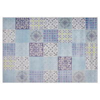 KURZFLOR-TEPPICH Inkaya 200/140 cm - Grau, Kunststoff (140/200cm) - Beliani
