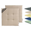 SITZKISSEN DOVE CHAIRPAD - Beige, Textil (40/40/2cm) - Tom Tailor