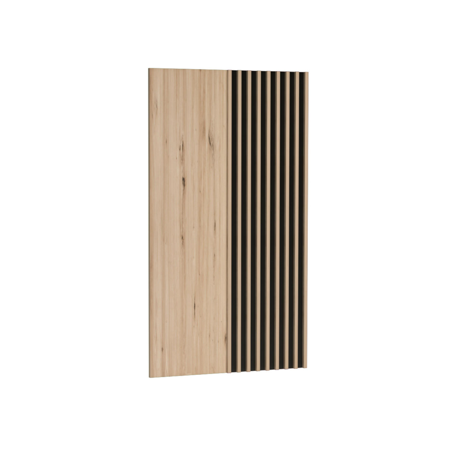 WANDPANEELE NAKUSP C11 Lamellen Eiche Artisan - Eiche Artisan, Holzwerkstoff (4/80/138cm) - Komodee