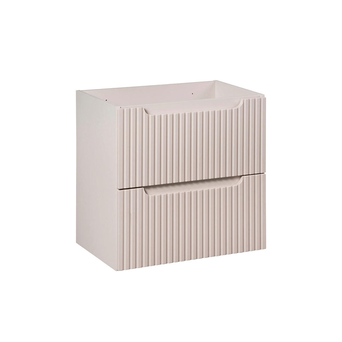 WASCHTISCHUNTERSCHRANK 60cm Riva Kaschmir - Beige, Holzwerkstoff (60/57/40cm) - Petits-meubles