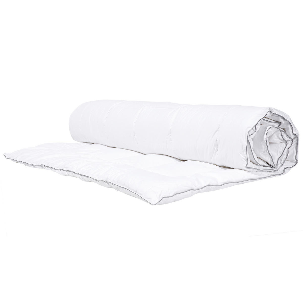 PŘIKRÝVKA Mikrofaser Středně teplá 135/200 cm Howerla - bílá, textil (200/135cm) - Beliani