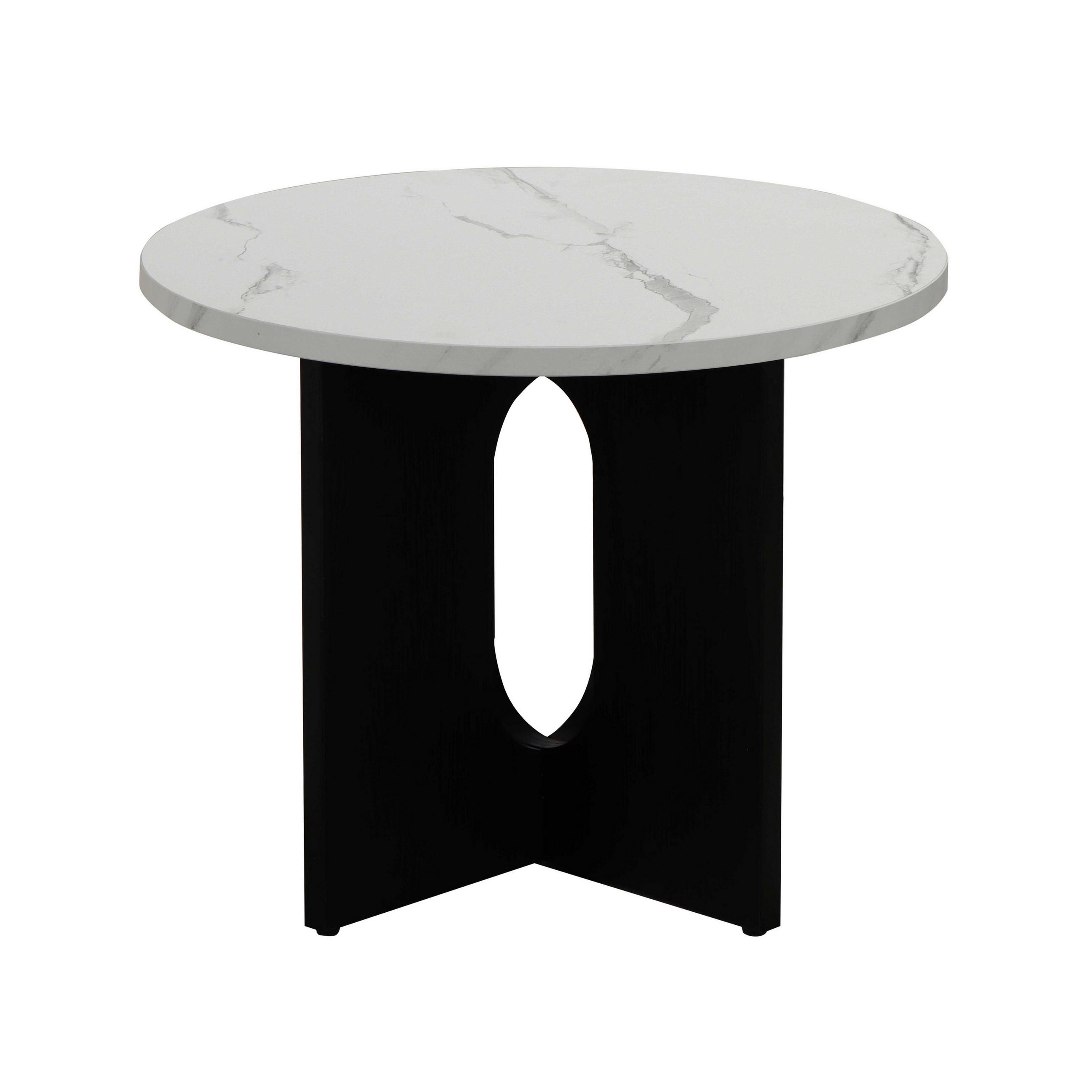 Oviala Couchtisch, Schwarz 50x40x50 cm