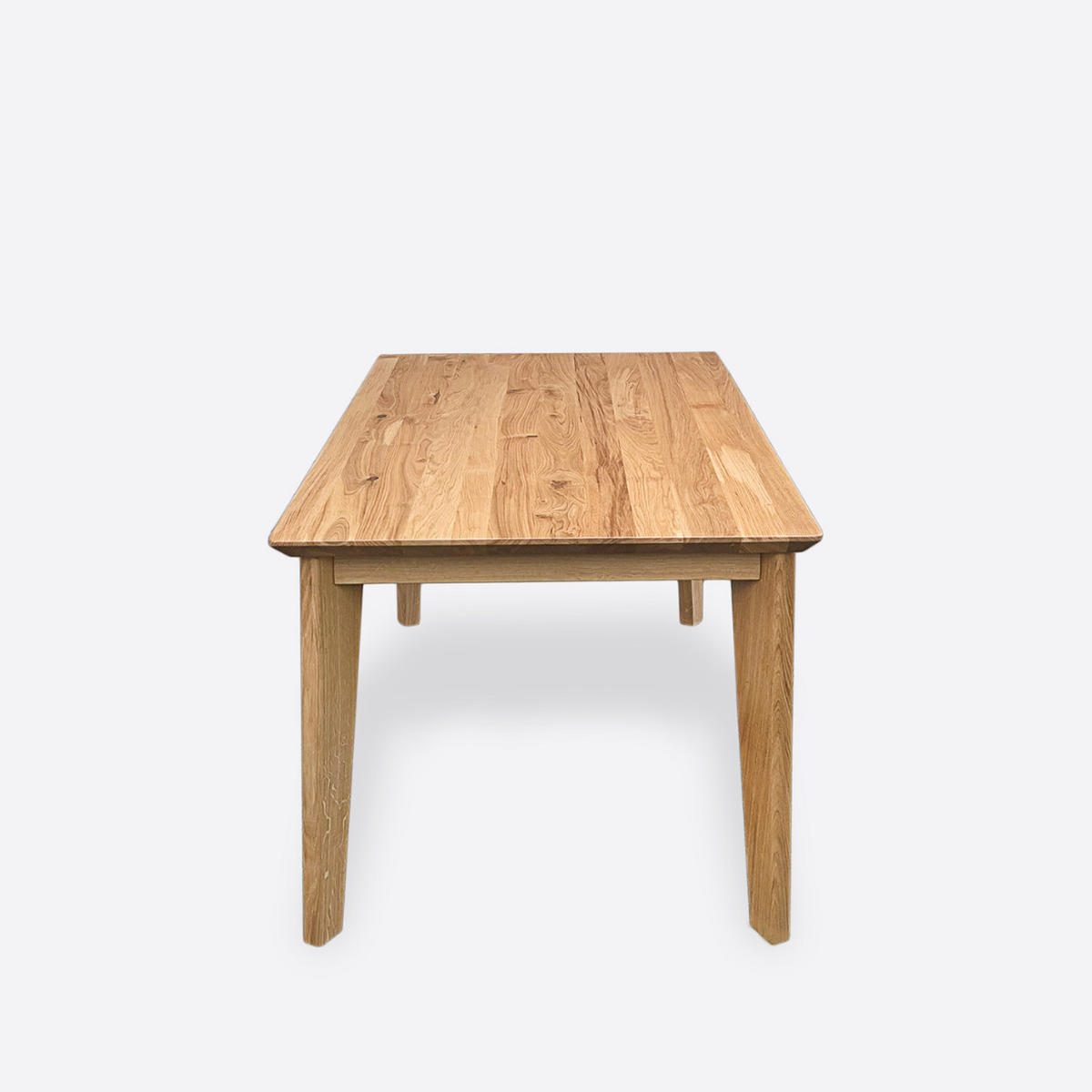 HOLZTISCH für das Esszimmer MOVA 195x100 + Zusatzplatten 2x45 cm - Eichefarben, Holz (195/100/75cm) - Rawood Furniture