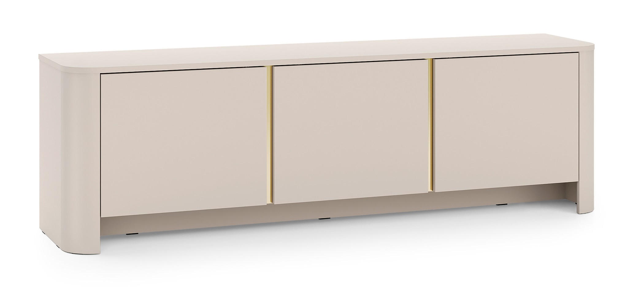 TV-SCHRANK 170 cm Mezzano mit 3 Türen, Kaschmir - Kaschmir, Holz (168/52/39cm) - Emporius
