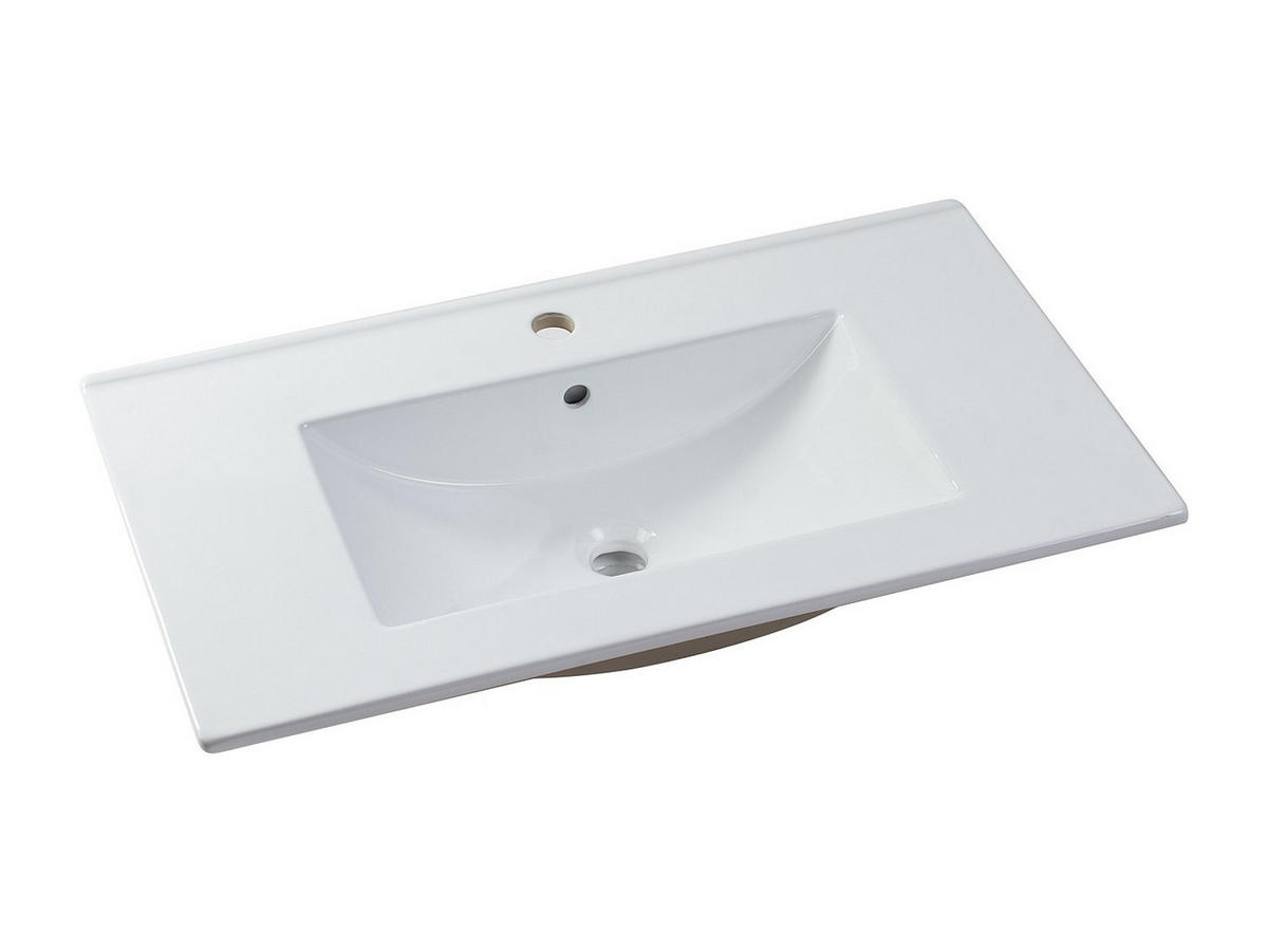 EINZELWASCHTISCH - 80 cmcm x 46 cmcm - Holz, Platte - Puderrosa - SATARA - Hellrosa, Holz (80/46/46cm) - Vente-Unique