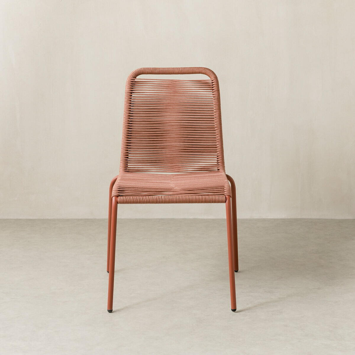 GARTENSTUHL Bowen Terrakotta 54 cm x 83 cm - Terracotta, Metall (54/83/56cm) - Kenay Home