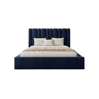 POLSTERBETT Vibo 120x200 cm, Nachtblau - Dunkelblau, Textil (120/200cm) - Fedve