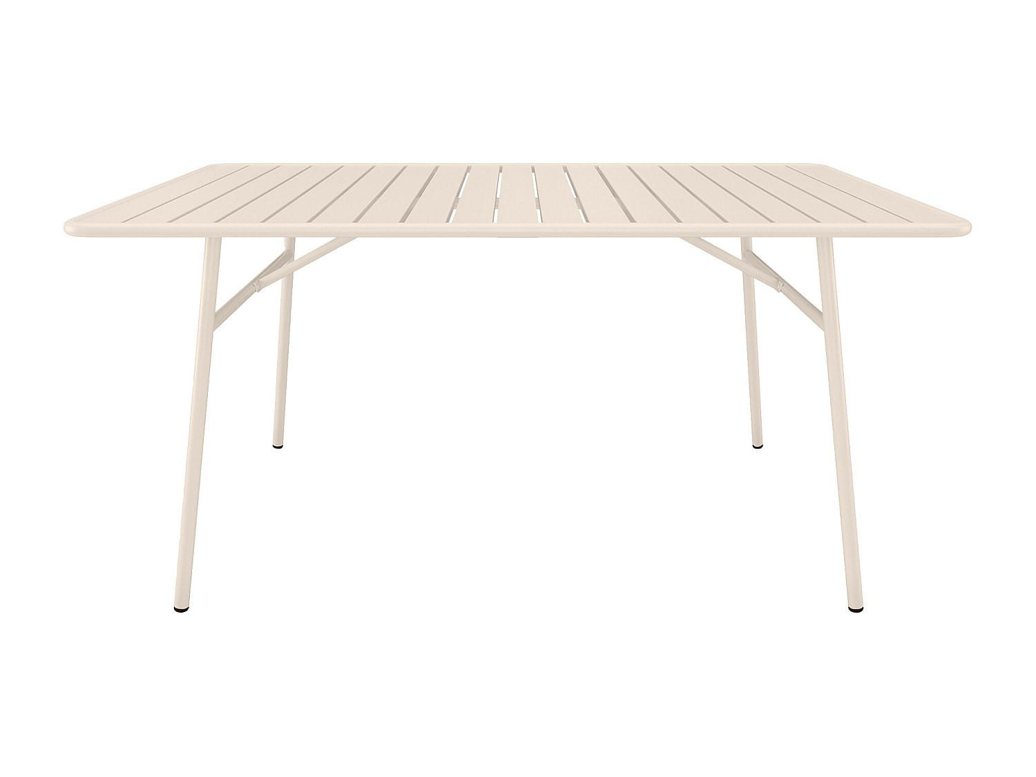 Vente-Unique GARTENTISCH Beige 160cm × 80cm × 75cm