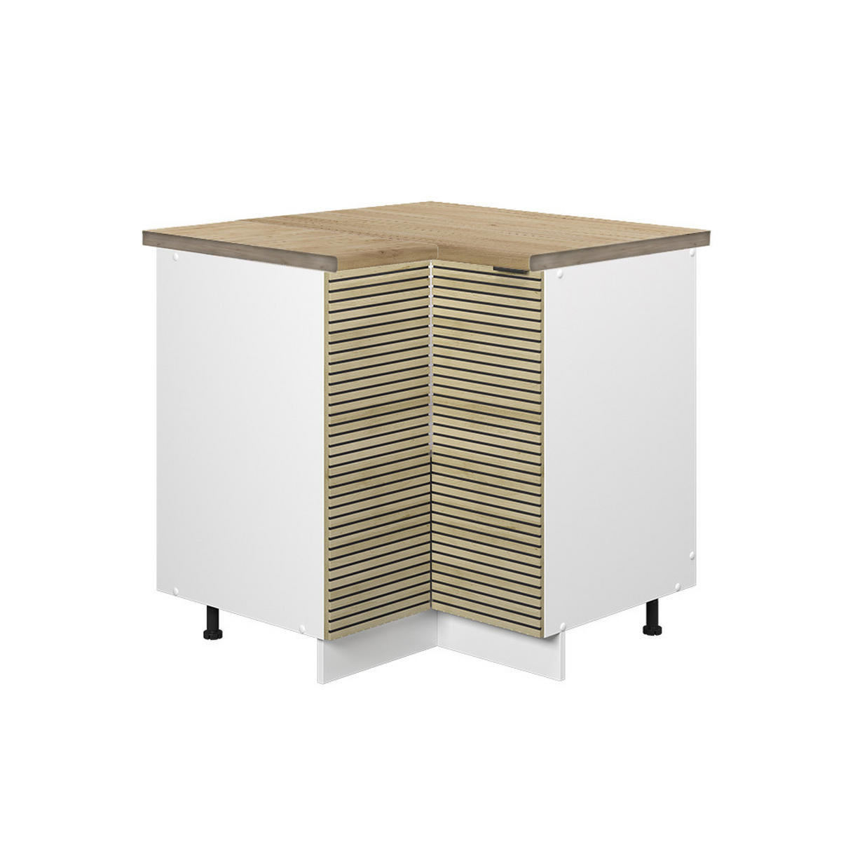 ROHOVÁ SKŘÍŇKA Fame-Line Dubový panel - bílá/barva dubu, kompozitní dřevo (80.5/82/60cm) - Vicco