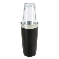 COCKTAIL SHAKER, mit Kälteschutz, 828 ml - Alufarben, Glas (9.5/17.5/9.5cm) - ich-zapfe