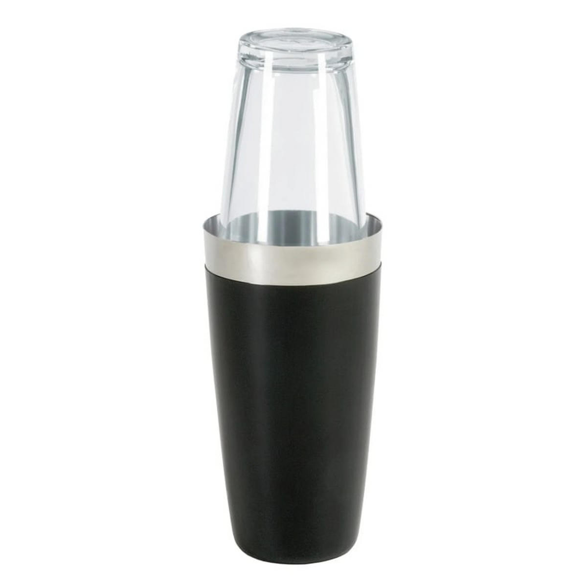 COCKTAIL SHAKER, mit Kälteschutz, 828 ml - Alufarben, Glas (9.5/17.5/9.5cm) - ich-zapfe