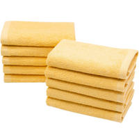 SEIFTÜCHER, 10er-Set, 30x30 cm, 100% Baumwolle - Gelb, Textil (30/30cm) - Zollner