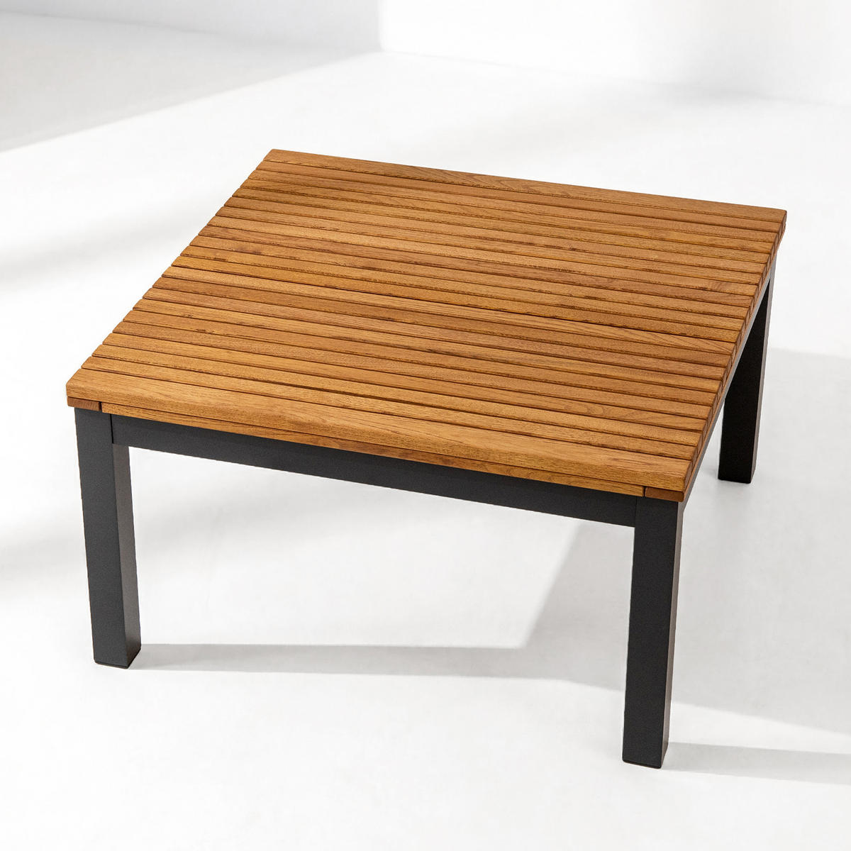 GARTENMÖBELSET ARIATO 4-tlg - Anthrazit/Braun, Holz/Metall - KONSIMO®