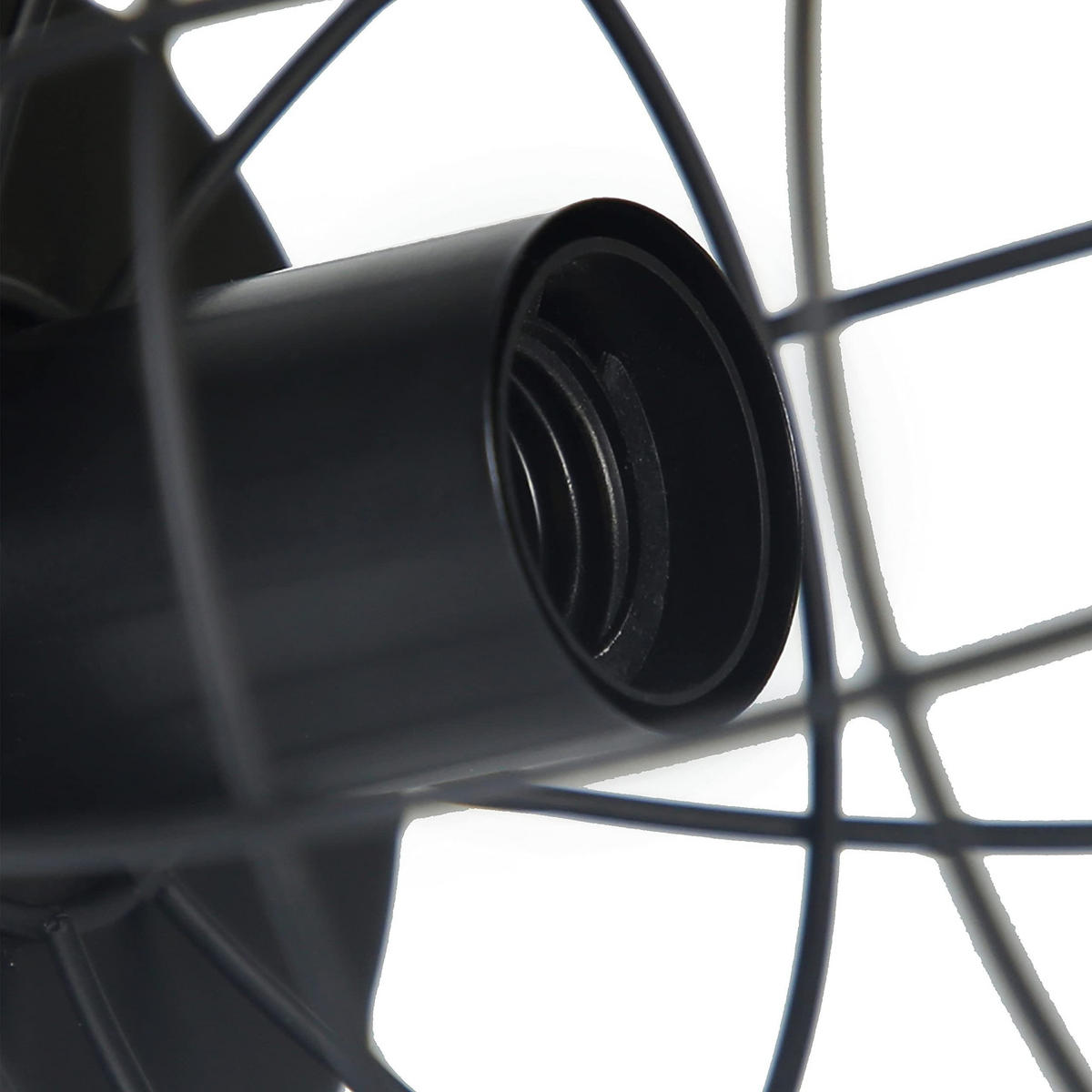 TISCHLAMPE Kaelen 19/19/20 cm - Schwarz, Metall (19/19/20cm) - ZMH